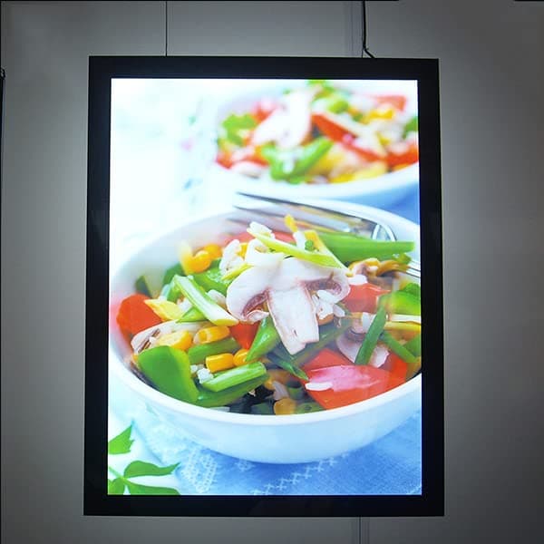 A3 Led Magnetic Menu Board Signs for Wall Mounted Restaurant Fast Food Advertising Backlit Light Frame