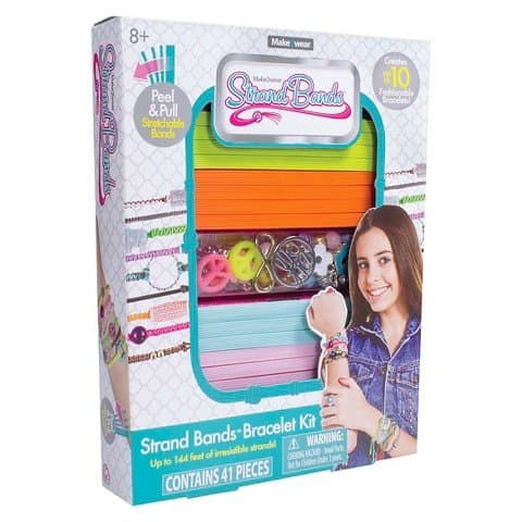 Make2Wear Strand Brands Bracelet Kit - Peel & Pull Stretchable Bands (Vintage Fashion)