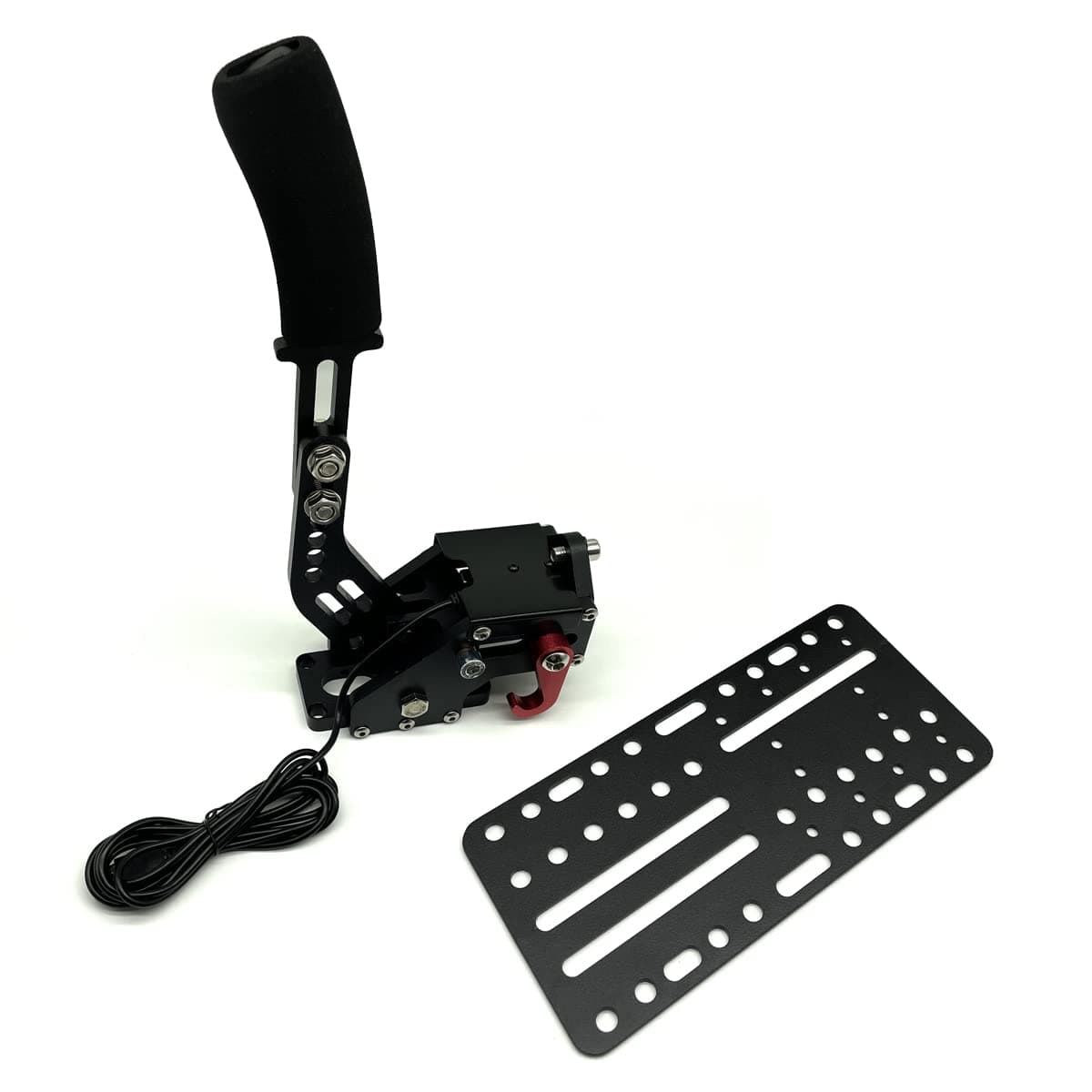 – Universal Desk Mount Bracket Plate For Usb Handbrake, Sim Racing Shifter Compatible With Logitech Driving Force Shifter, Thrustmaster Th8A & Games Handbrake