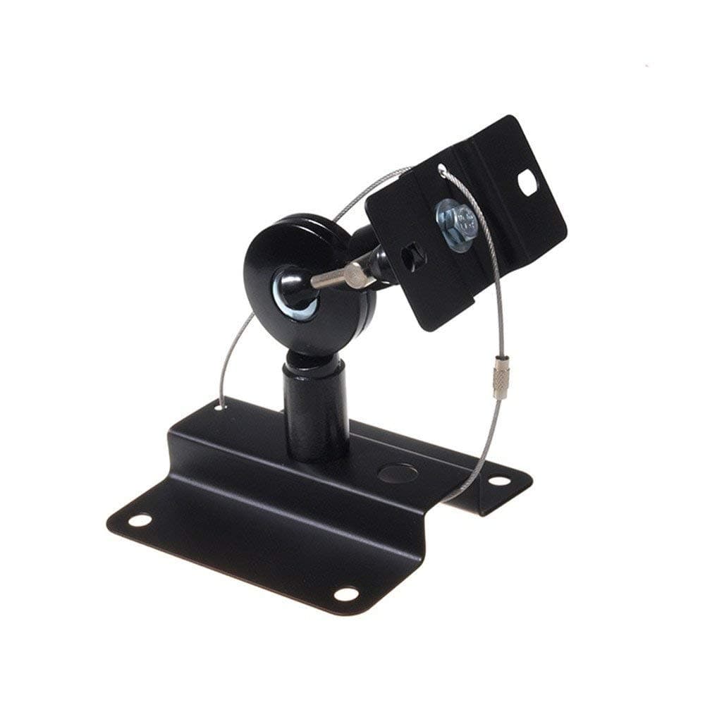 2x Maclean MC-553 Ceiling Wall Mount Satellite Speaker Brackets Set Tilt Rotation 15KG Max