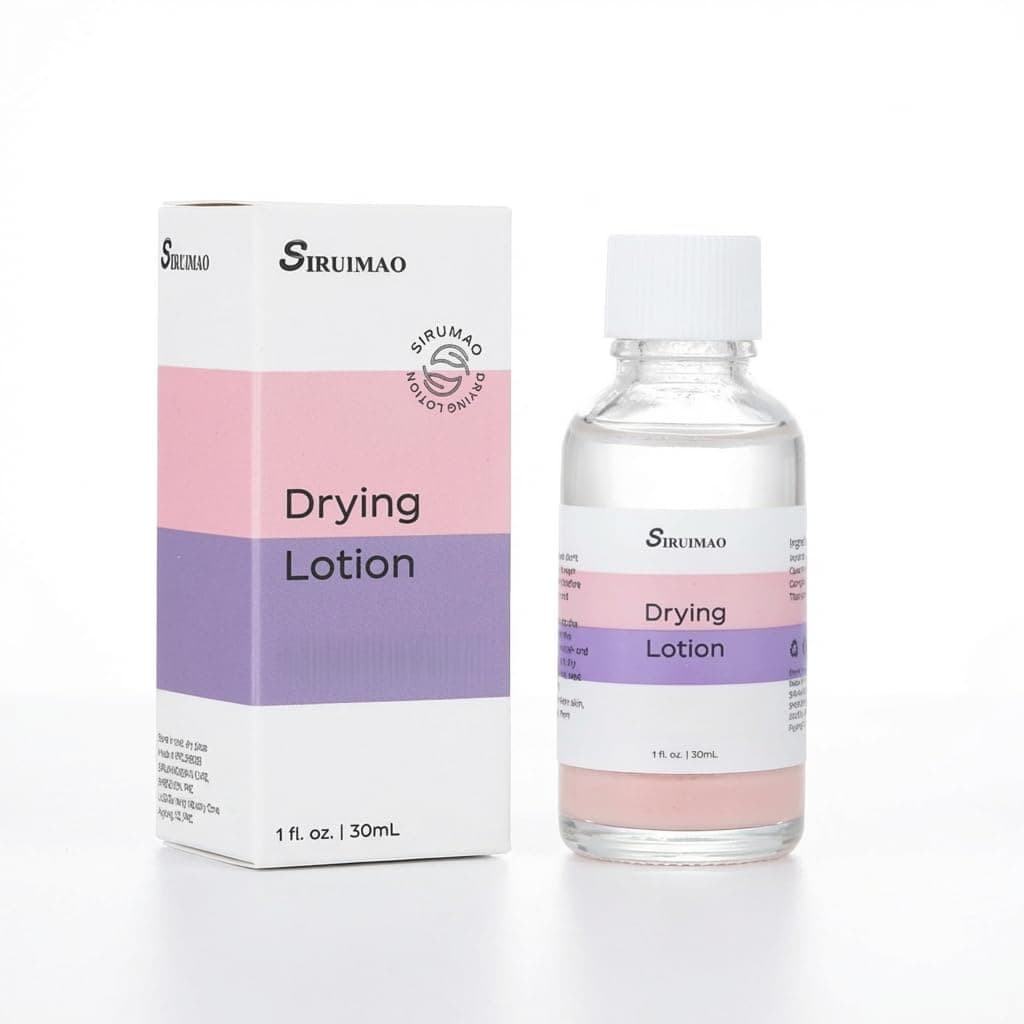 Overnight Drying Lotion for Surface Blemishes - Fast Acting Bi-Phase Pink Spot Solution for Face & Body - Soothing Calamine & Tea Tree Oil to Dry Out Impurities & Reduce Redness (1 fl oz)