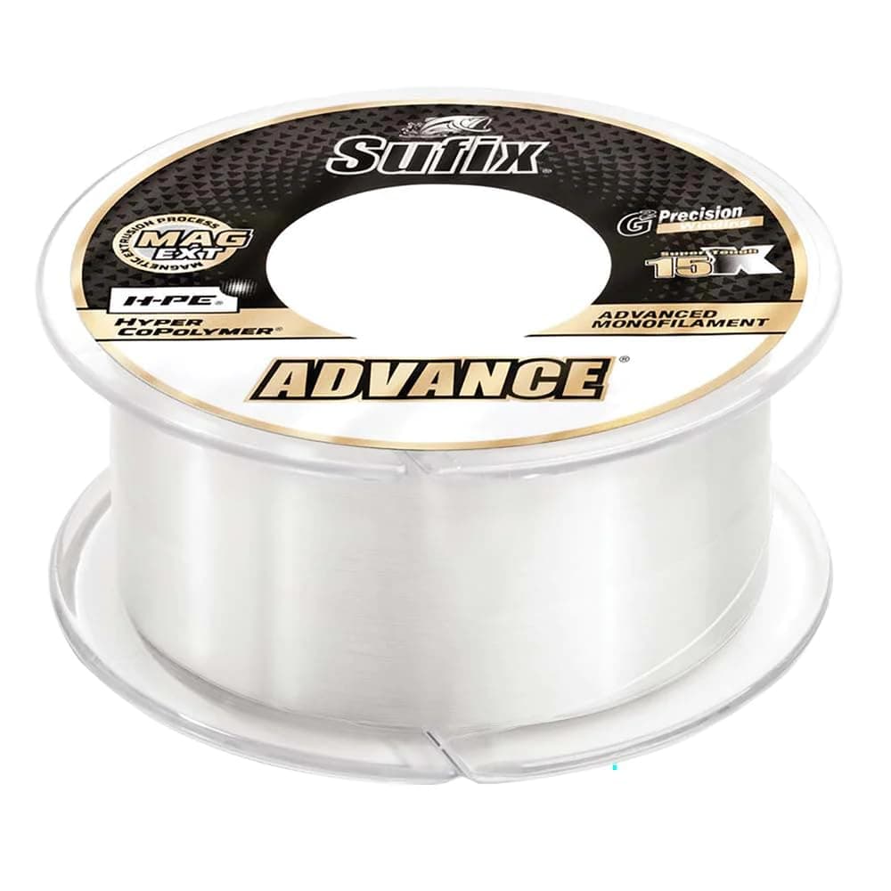Sufix Advance Clear Monofilament 250-330 Yard Spools