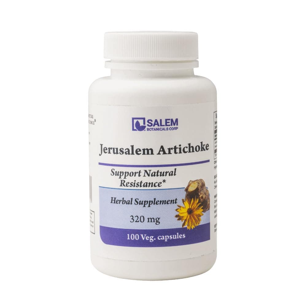Salem Botanical Nutritional Supplement Capsules, Jerusalem Artichoke, 100 Count