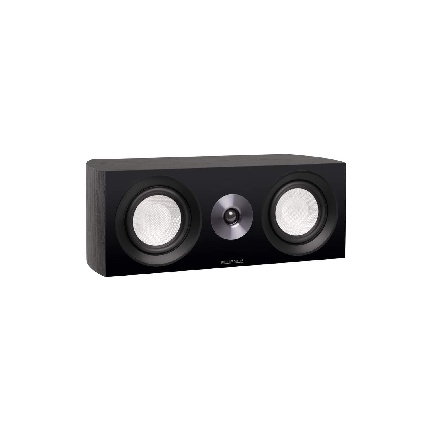 Reference High Performance 2-Way Center Channel Speaker for Enhanced Dialogue and Vocals in Home Theater Surround Sound Systems - Black Ash (XL8C)