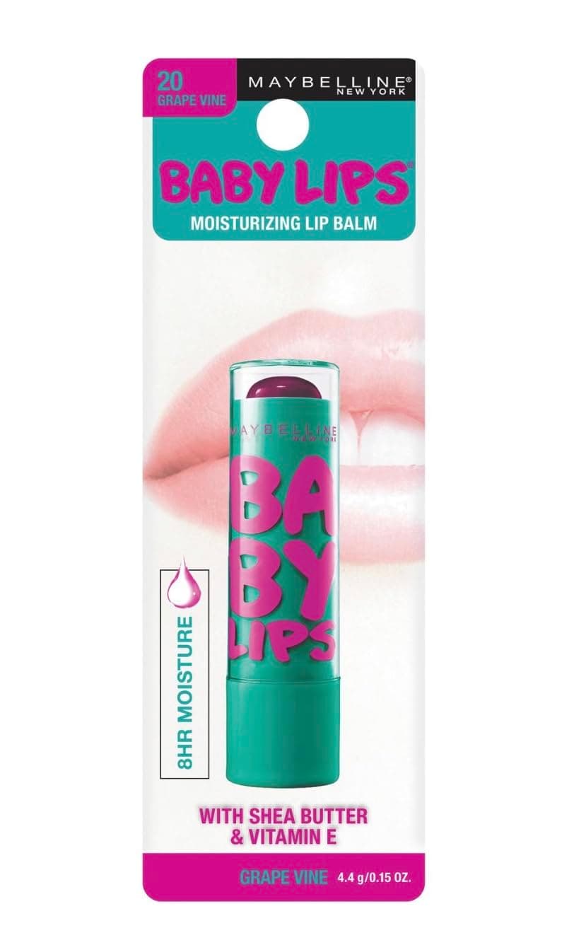 Maybelline Baby Lips Moisturizing Lip Balm, Grape Vine 1 ea