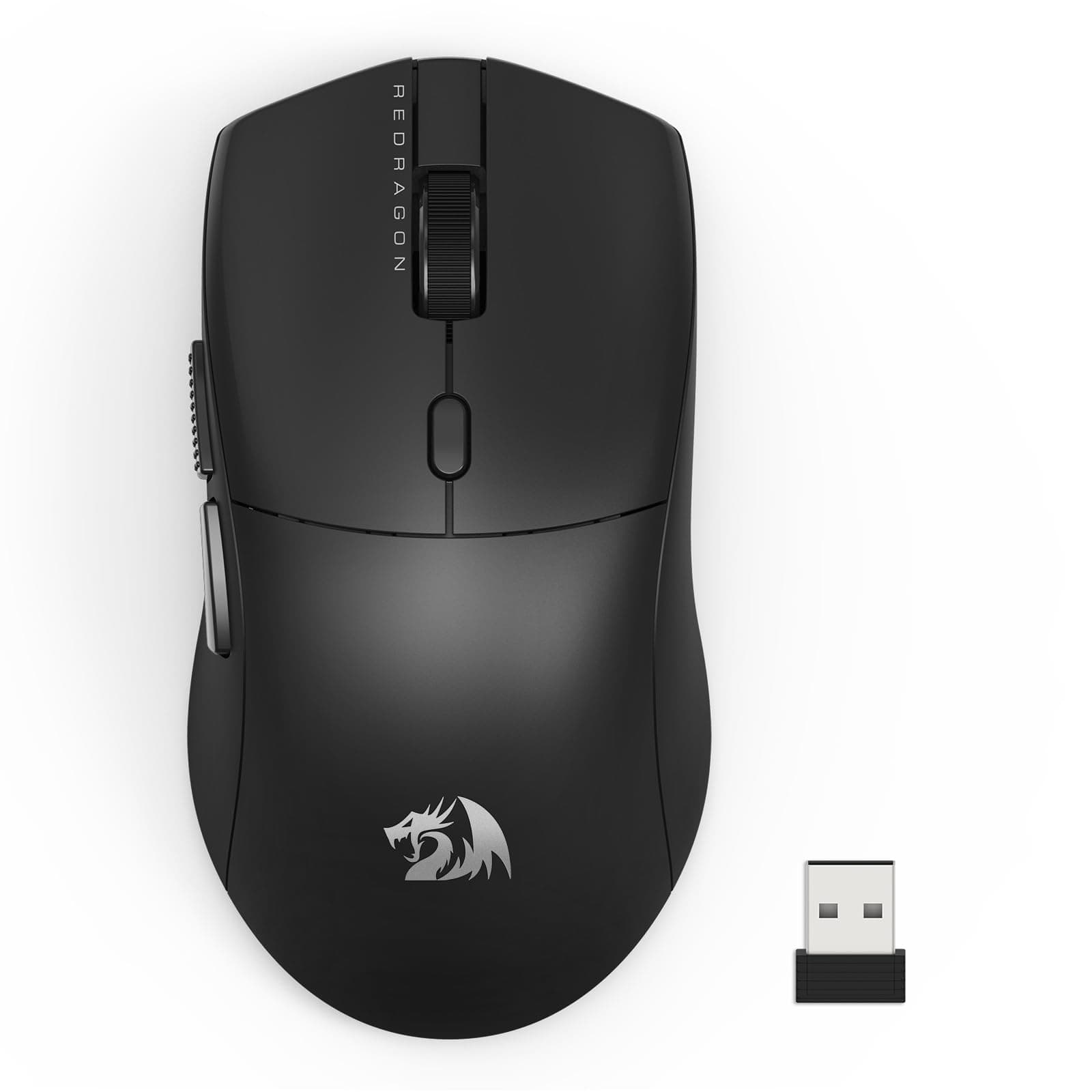 Redragon Wireless Gaming Mouse, 3 Modes Lightweight Wireless Mouse, Full Programmable Buttons, 12000 DPI Software Supports DIY Keybinds, M815-STD