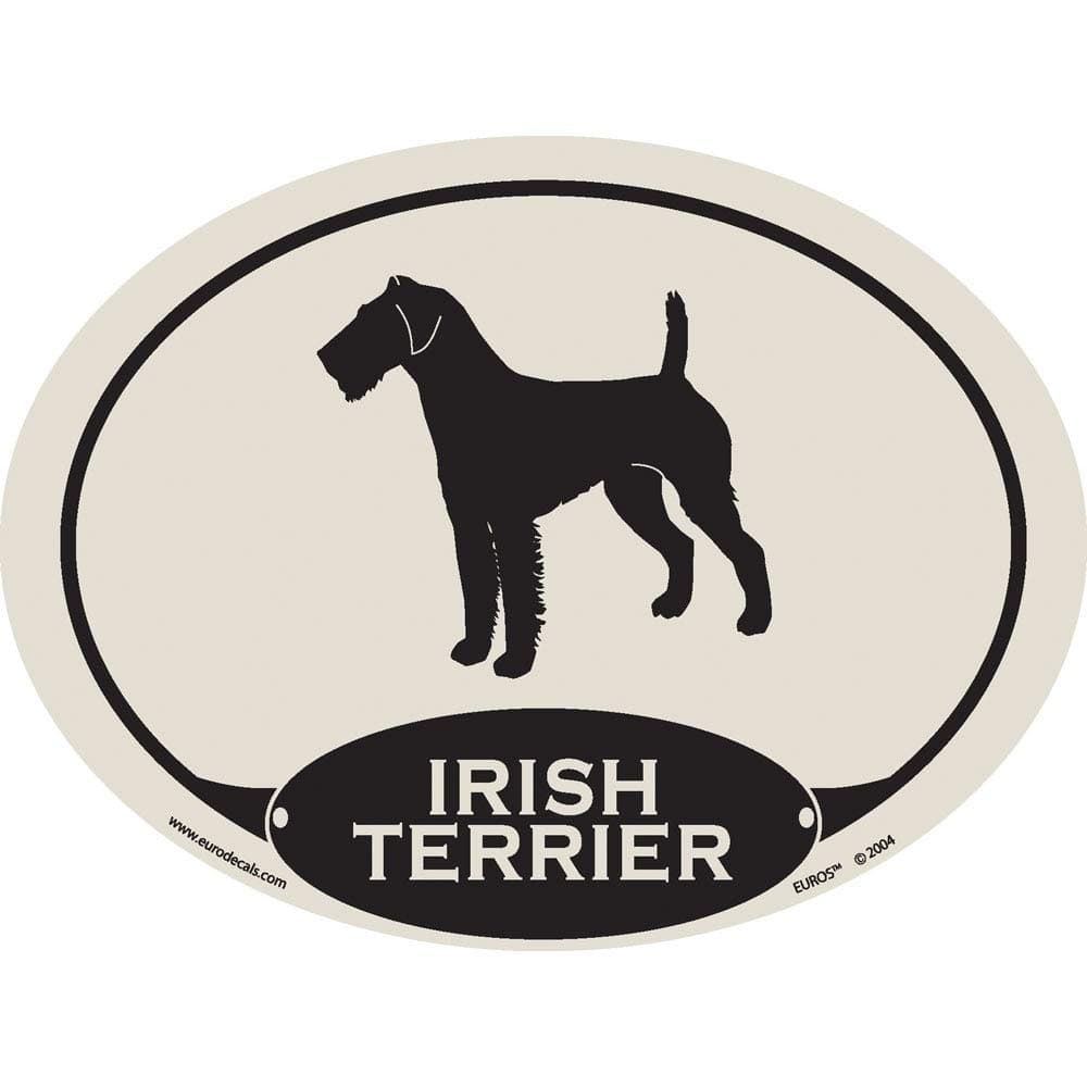 European Style Irish Terrier Auto Decal