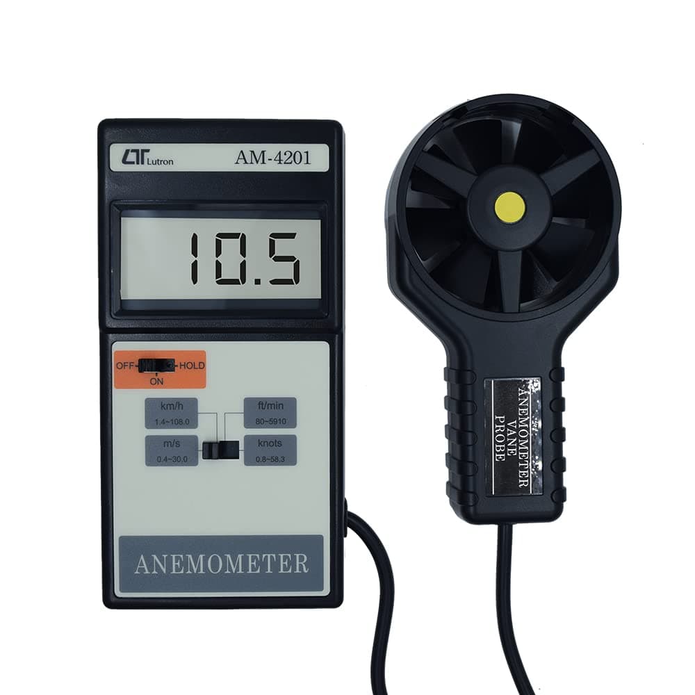 AM-4201 Digital Anemometer (Range: 0.4 to 30.0 m/s) alongwith Calibration Certificate