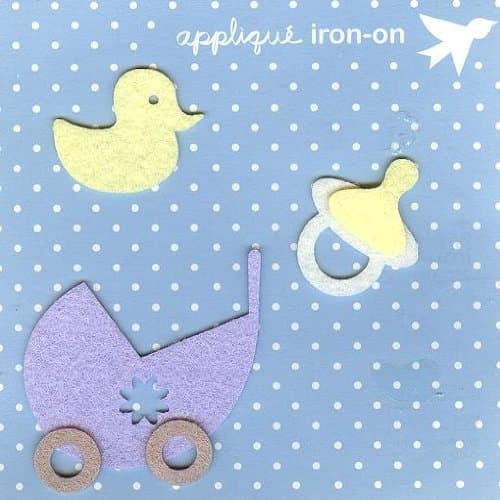 Assorted Baby's Love Design Iron on Appliques 3 Patches Pack (Special Promotion 2)