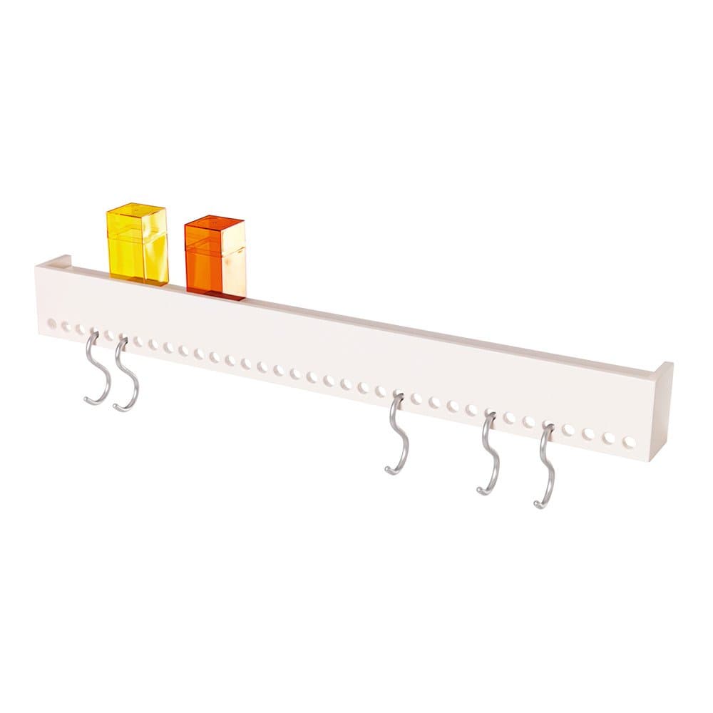 Nomess Copenhagen So-Hooked 90 Wall Rack - Pure White