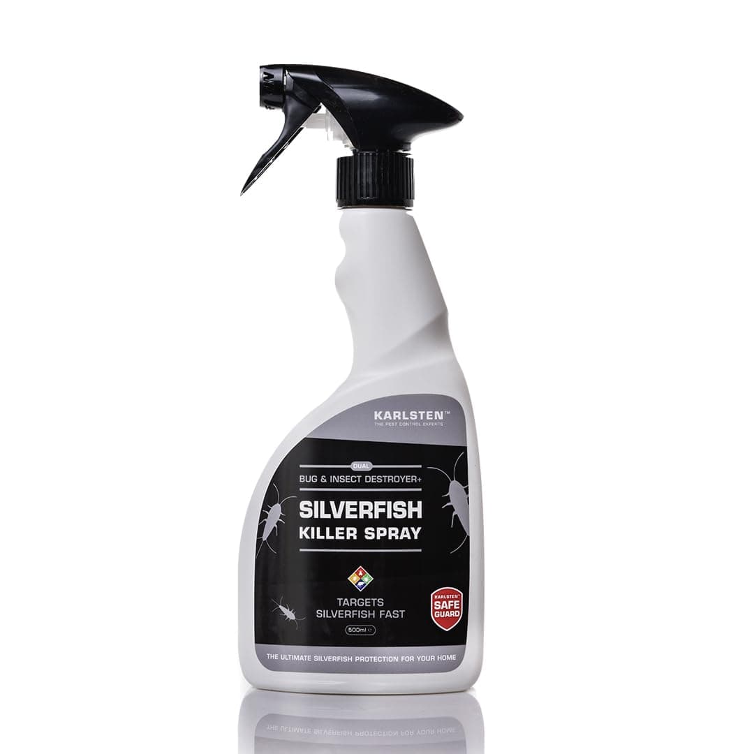"Karlsten Silverfish Killer Spray 500ml – Fast-Acting, Effective, Non-Stainin...