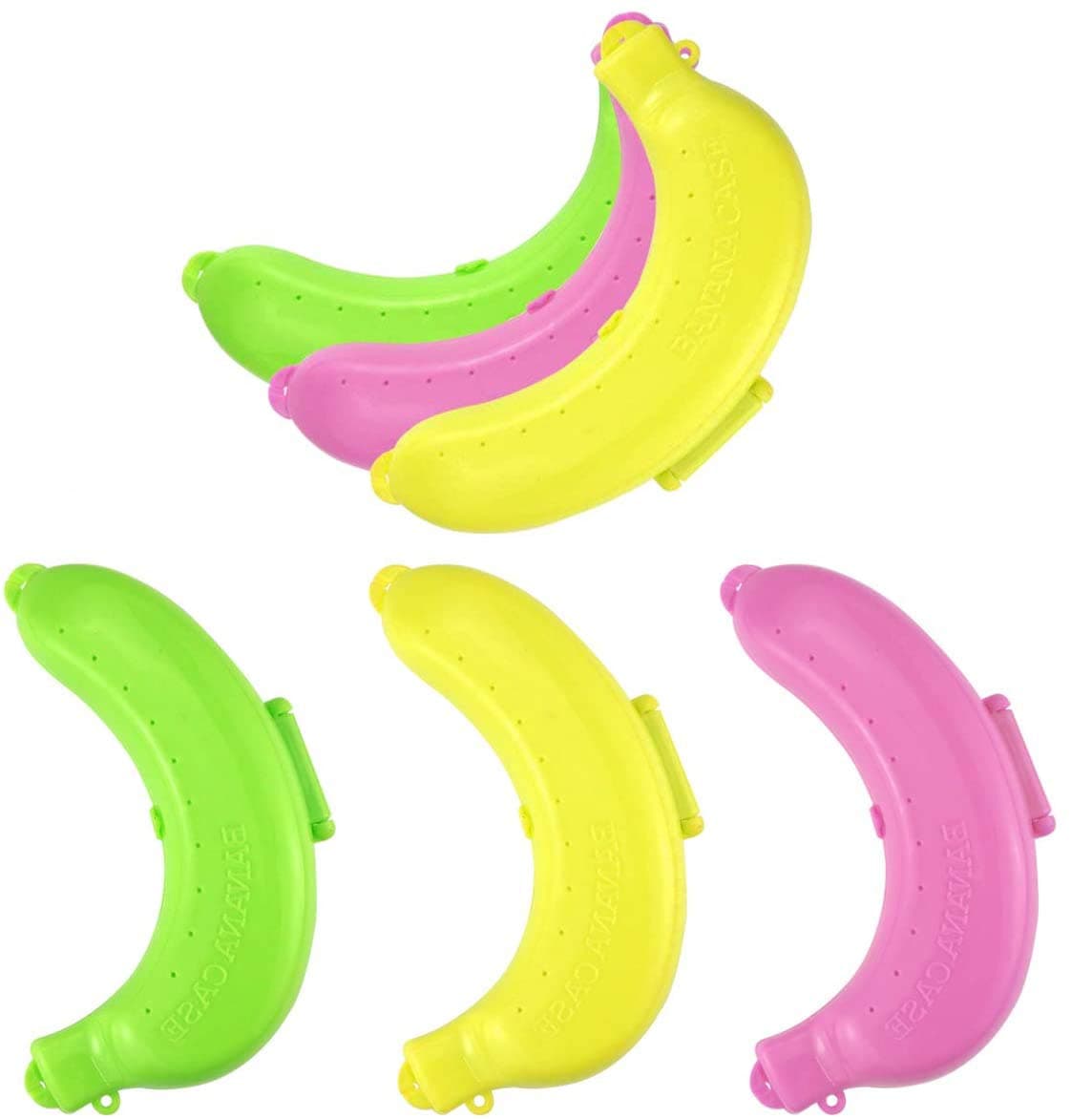 UPlama 6 PCS Banana Saver Container Keeper Storage