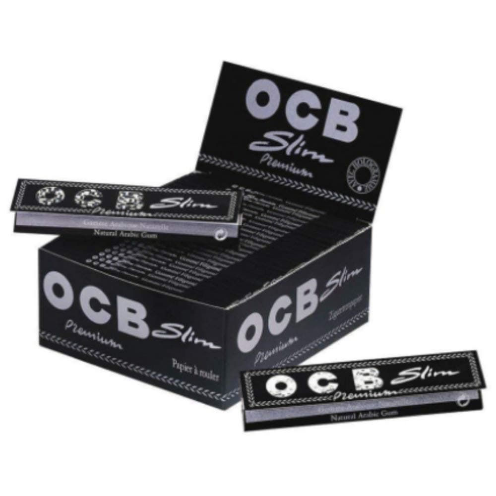 OCB - Rolling Papers Full Box, King, White- Pack of 50 Booklets