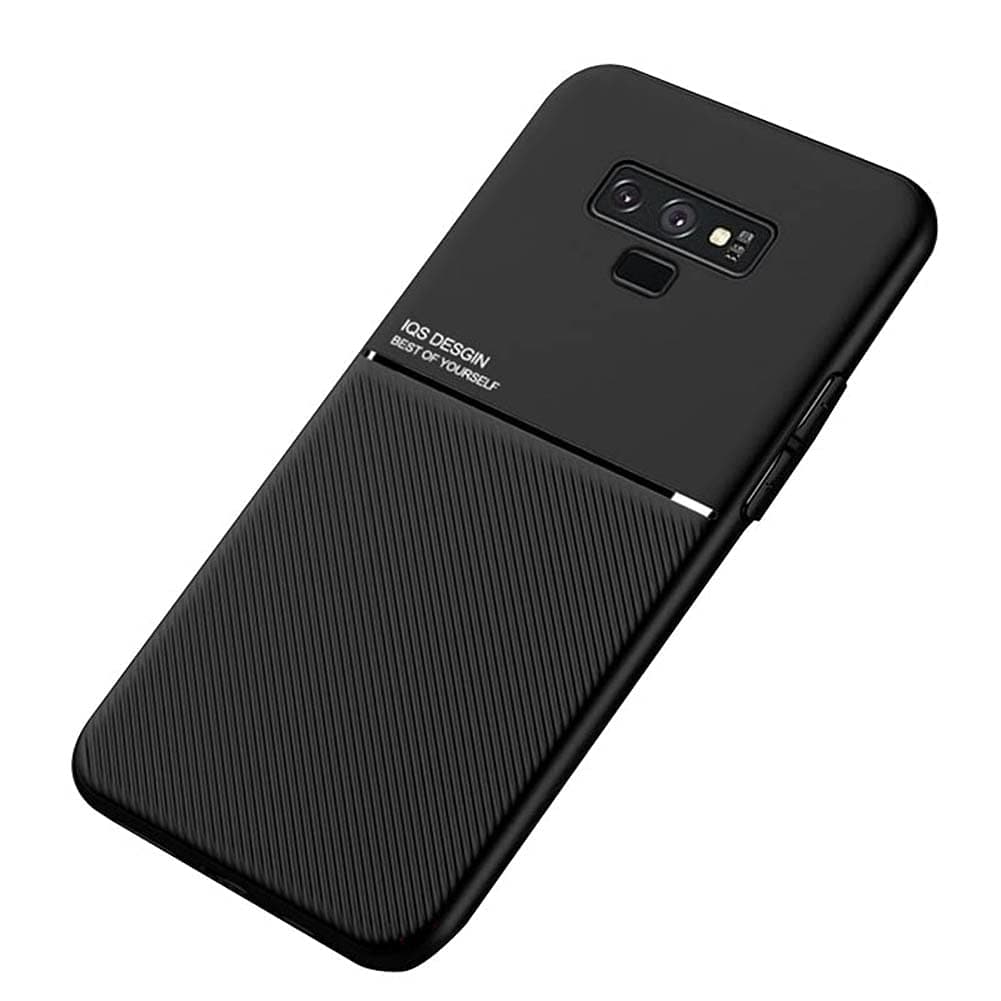 Kepuch Mowen Case for Samsung Galaxy Note 9 - Cover Bumper Built-in Metal Plate for Samsung Galaxy Note 9 - Black