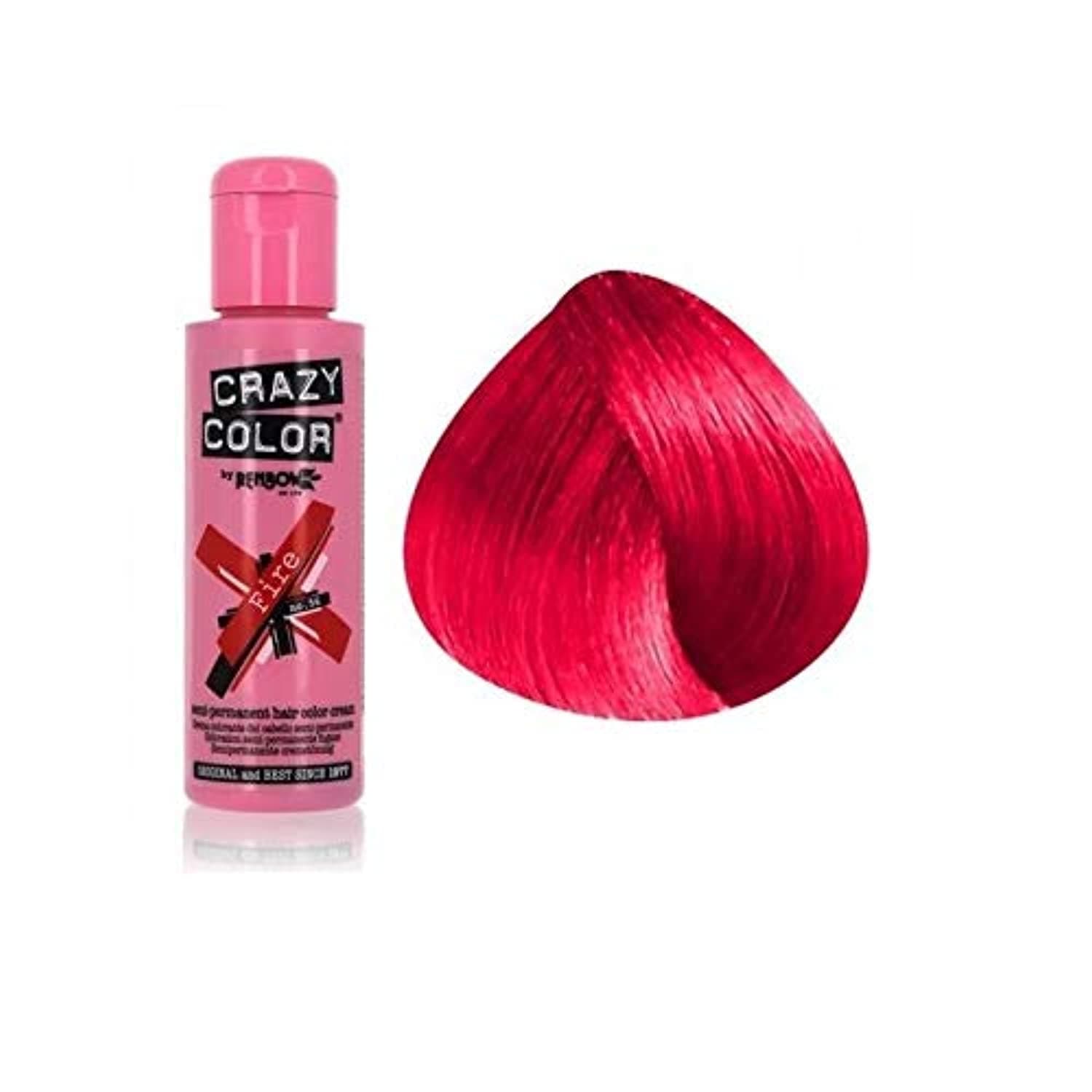 Crazy Color Temporary Hair Dye, Red