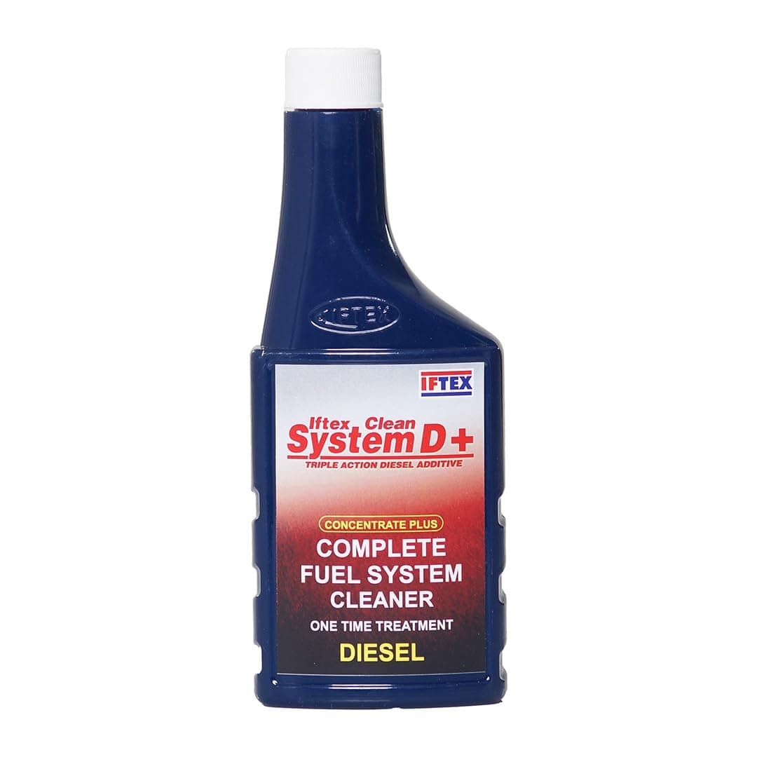 IFTEX Clean System D +, Complete Fuel System Cleaner One Time Treatment Diesel Cars (300 ml) / Cars SUV Diesel Injector Cleaner and Complete Fuel System Treatment and better combustion (300 ml)