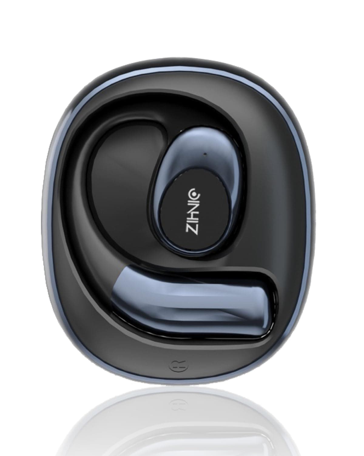 ZIHNIC True Wireless Open Free S09 with Mic,Bluetooth Earbuds with Earhooks,Water Proof,Fast Charging,Compatible with Any Phone-Black