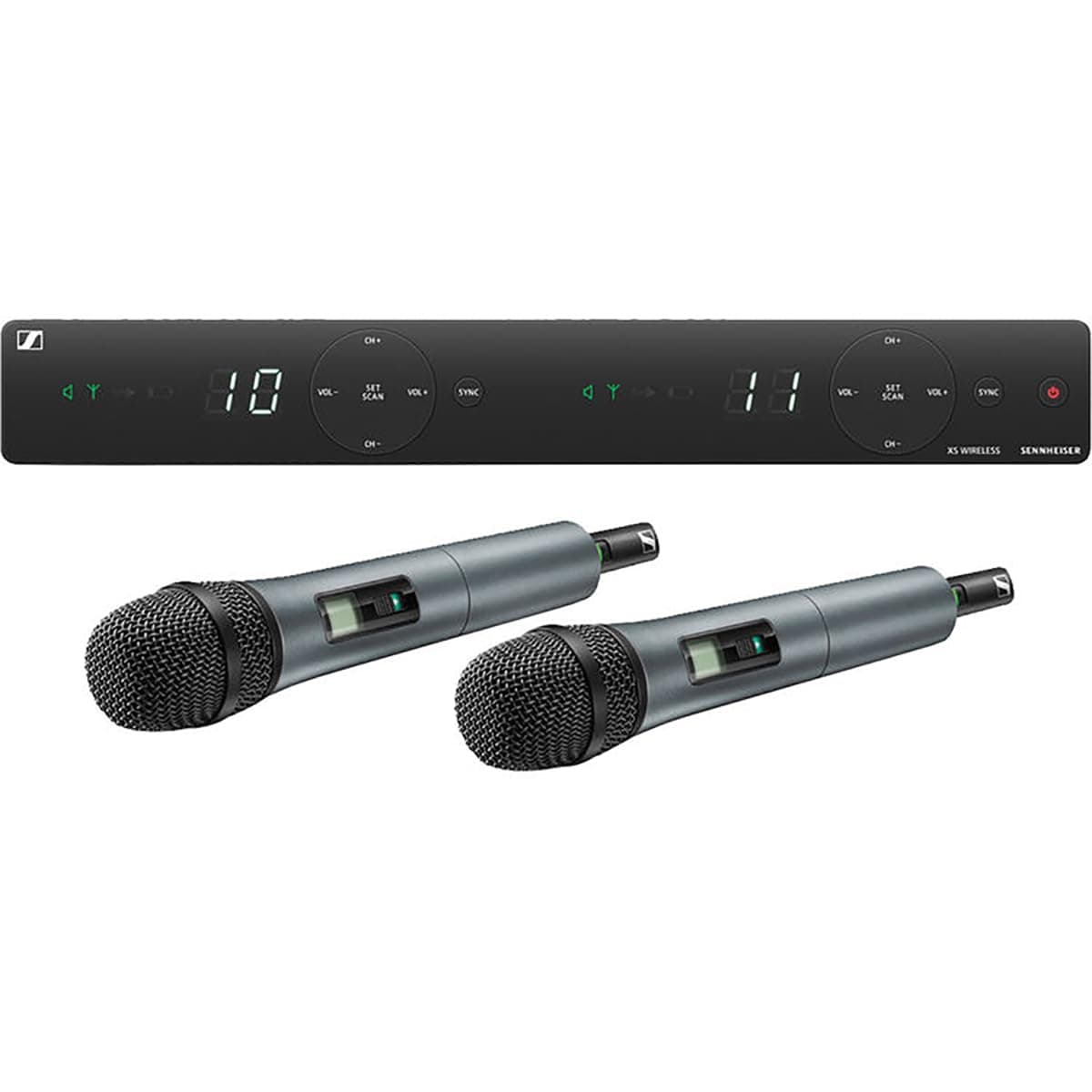 Sennheiser XSW 1-835 Dual Channel Wireless Microphone System,Black