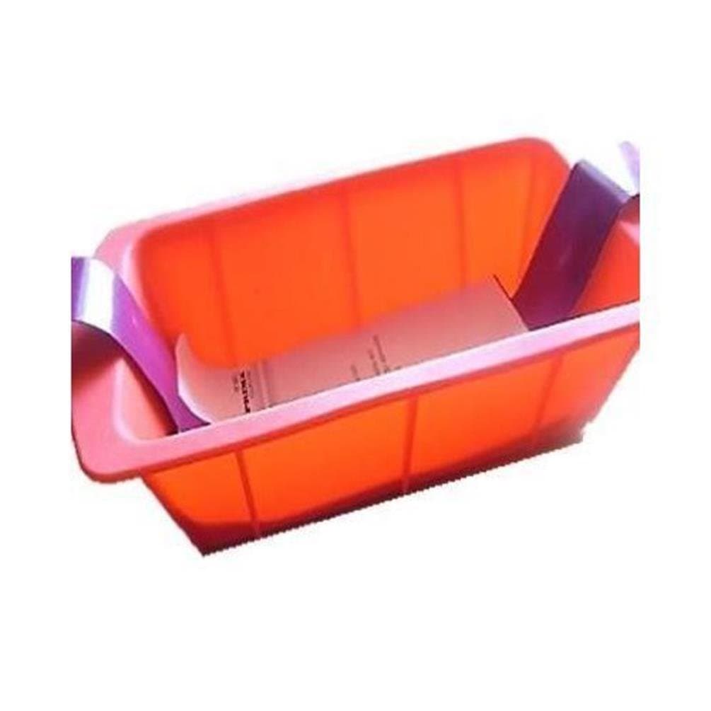 baking Silicone Loaf Pan, Orange, 10 x 5.8 x 3.1 cm