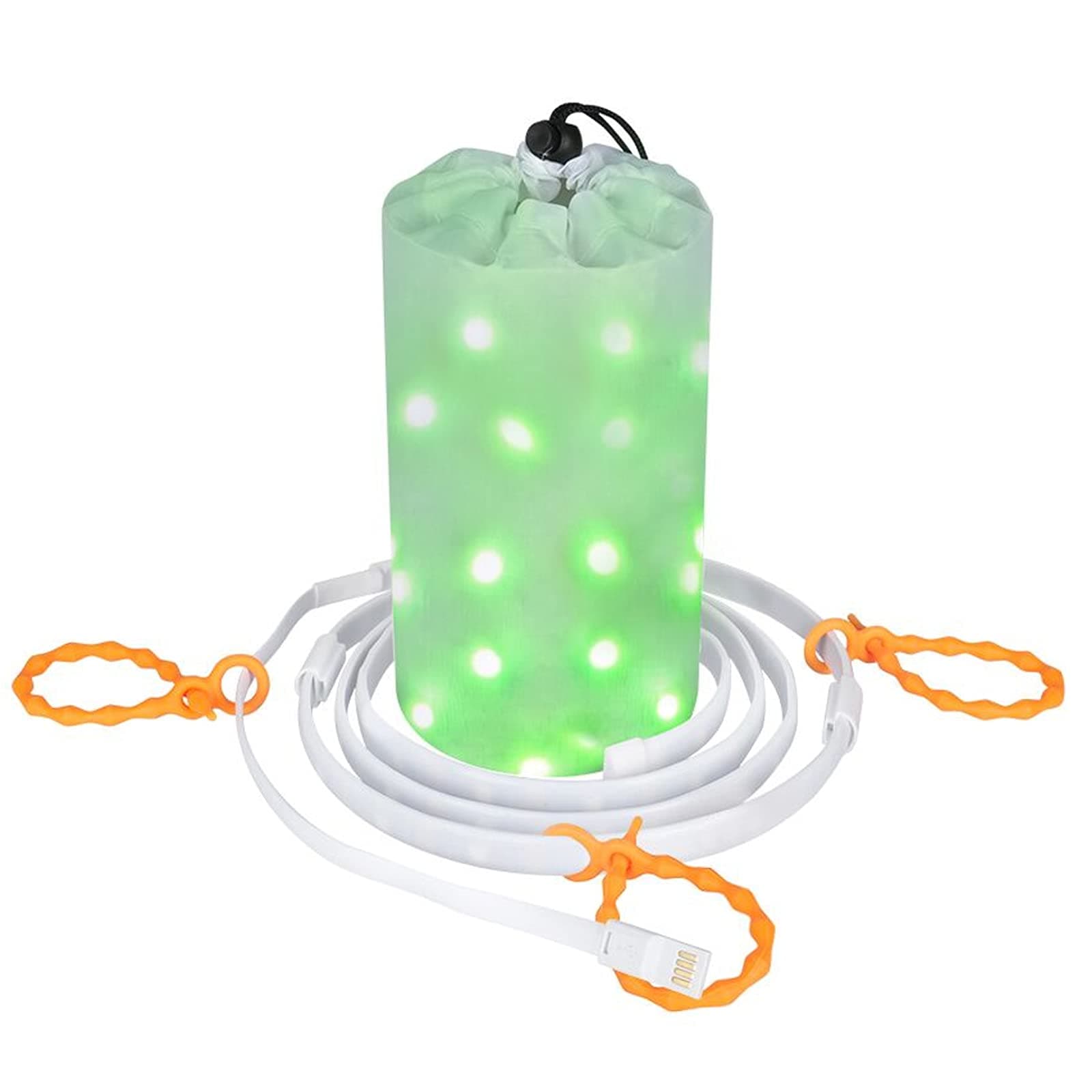 Camping Lights String, Portable Outdoor Camping Tent Light Lantern USB Powered LED Rope Light Strip Light for Camping,Hiking,Garden,Party, Bedroom Deco (Multi Color)