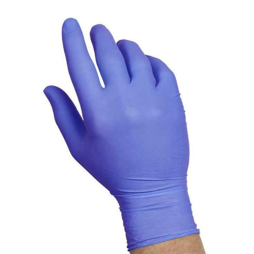 Classic HIGH Performance Blue Nitrile Gloves Size Small Powder Free, 100 Count