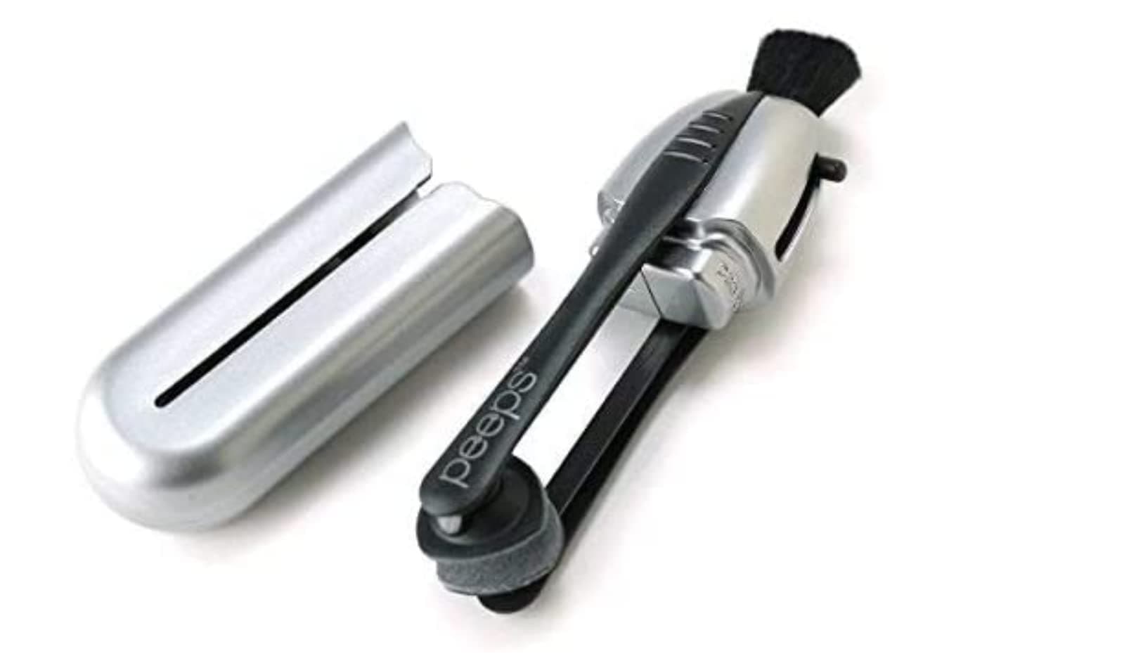 Carbon Klean Peeps Eyeglass Lens Cleaner - Efficient and Durable Carbon Microfiber Technology - Exclusively Used by NASA - 500 Uses (Space Gray)