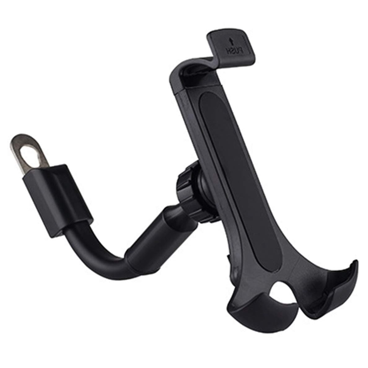 Motorcycle Mirror Phone Mount, Universal Cell phone Holder Bracket Mount Stand for Motorcycle Bike, Moped Scooter, Motorbike, Adjustable Clamp Fits 4" to 7" Mobile Smartphones