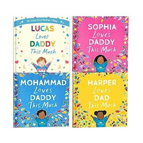 Personalized Book for Dad - You Love Daddy This Much - Gift for Dads - Wonderbly (Hardcover)