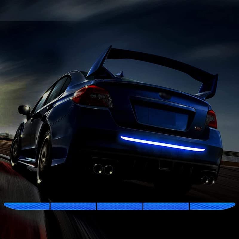 Mr Fix� 35.2'' Strong Reflective Stripe Stickers High-Intensity Night Visibility Reflective Decal Safety Warning Diamond Grade Waterproof (Blue) for Tico