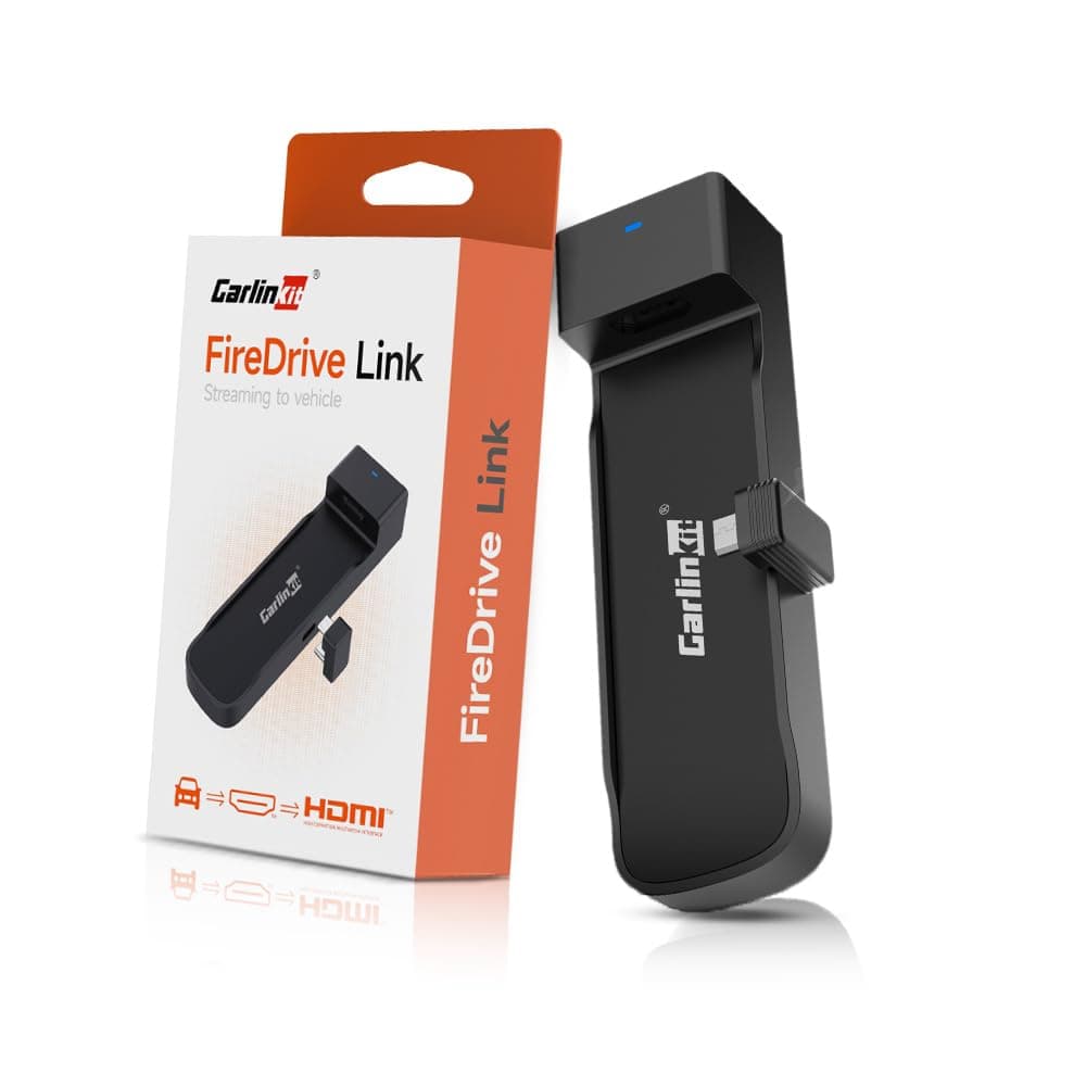 Carlinkit FireDrive Link - Convert Wired CarPlay to HDMI for Fire TV Stick Streaming, Car Entertainment Solution, Compatible with Fire TV Stick Only, Quick and Easy Setup, Plug & Play