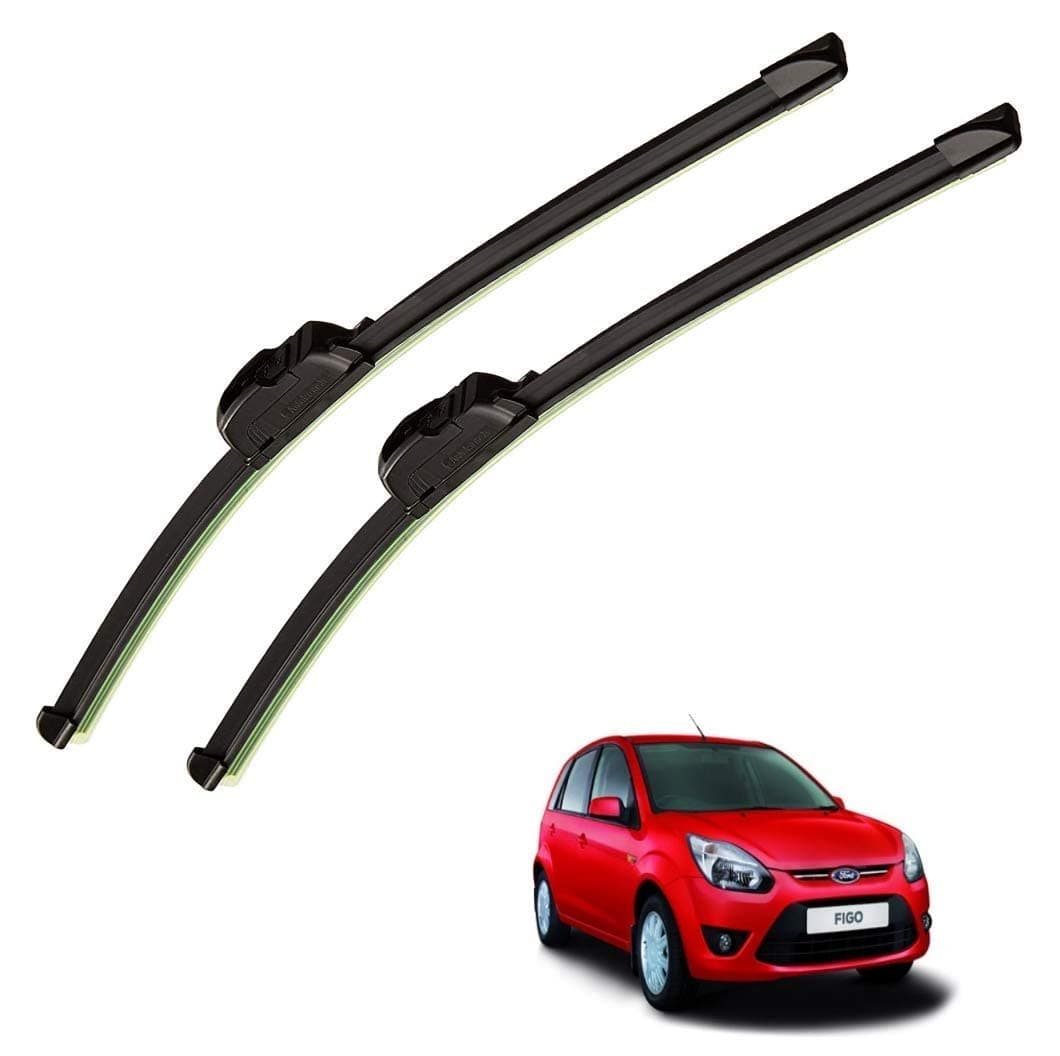 Auto Hub Car Wiper Blade Compatible with Ford Figo, Windshield Car Wiper Blades Figo - Set of 2 Pcs (D-22,P-16)
