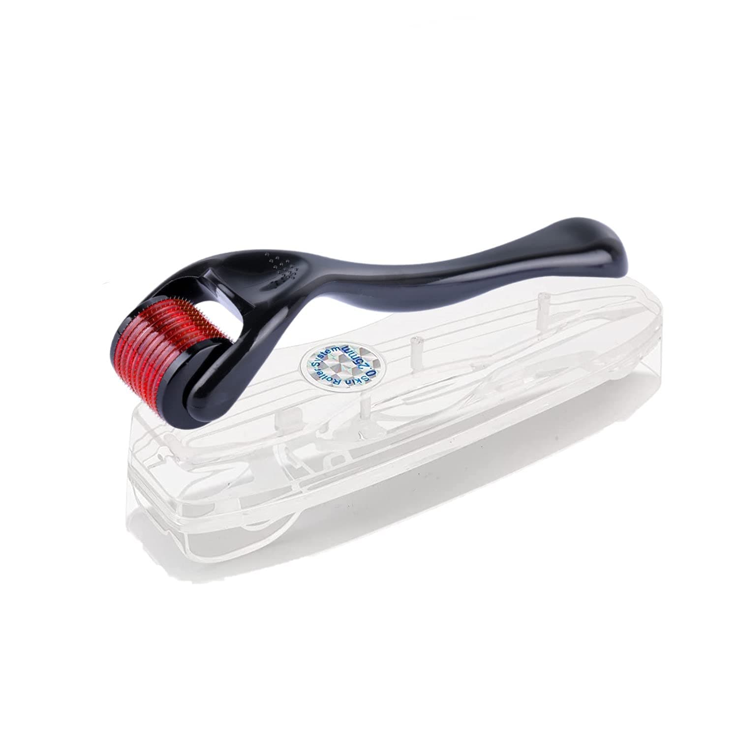 1mm Derma Roller 540 Titanium Micro Needle Roller for Acne spot Hair Growth Anti-Ageing Wrinkles Scar Stretch Mark Treatment Skin Care Roller With Storage Case