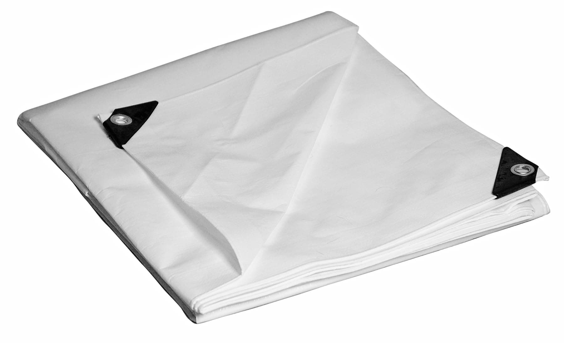 Multi-Purpose Heavy Duty Poly Tarp, 10x15 Feet, White