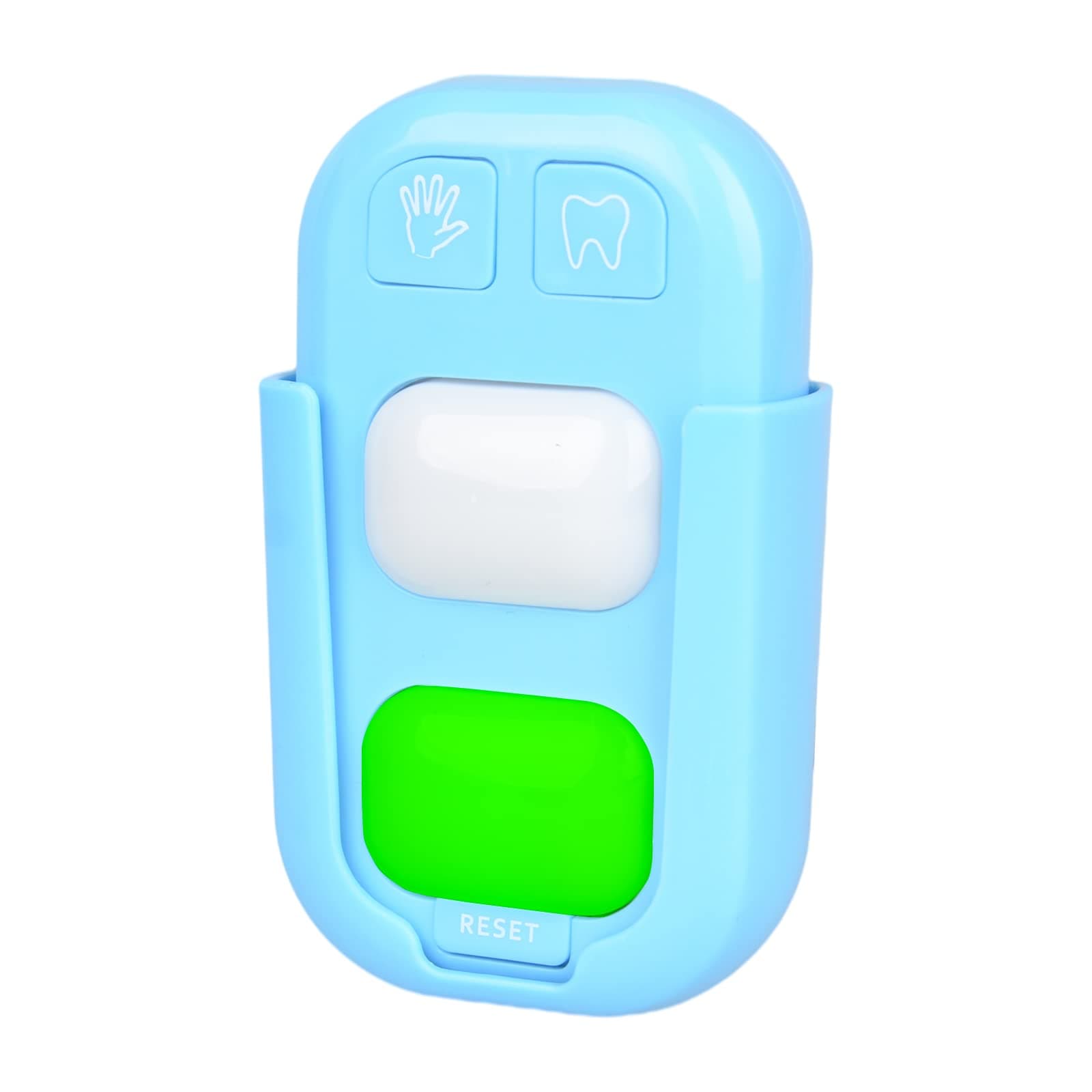 Kids' Teeth Brushing & Hand Washing Timer, Color Indicator for Children Training - Stick on Bathroom (Blue)