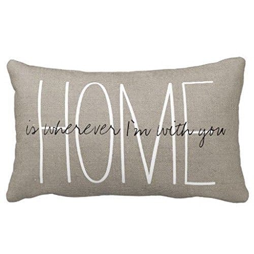 Standard Pillowcase Home Decorative Cushion Case Rustic Chic Home Pillow Cover 16x24 Inches