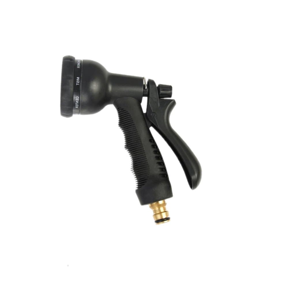 Spray Nozzle,Garden Hose Replacement Spray Gun Expandable Replacement 25FT/50FT/75FT/100FT Garden Hose ,Brass Connector & 8 Pattern Spray Nozzle