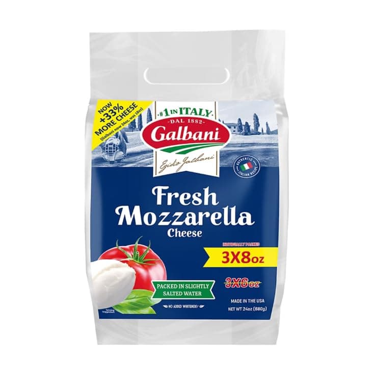 Fresh Mozzarella Water Pouch, 3 pk./8 oz.