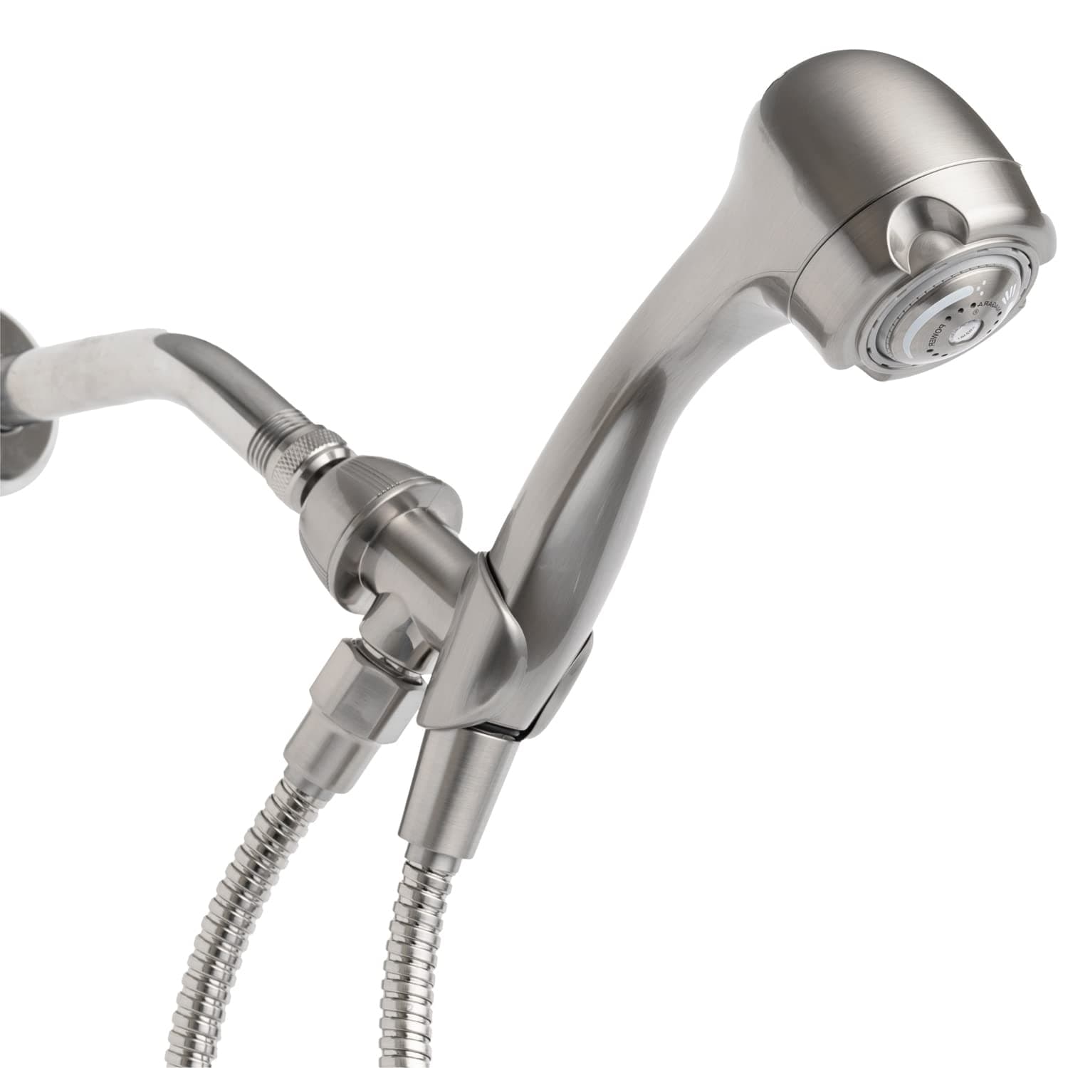 Water-Efficient 2.0 GPM Earth Massage 3-Spray Handshower in Brushed Nickel, N2935BN