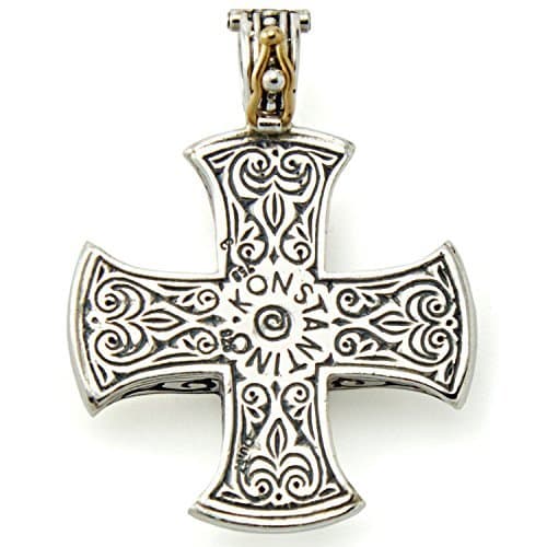 Konstantino Men's Sterling Silver Cross Pendant
