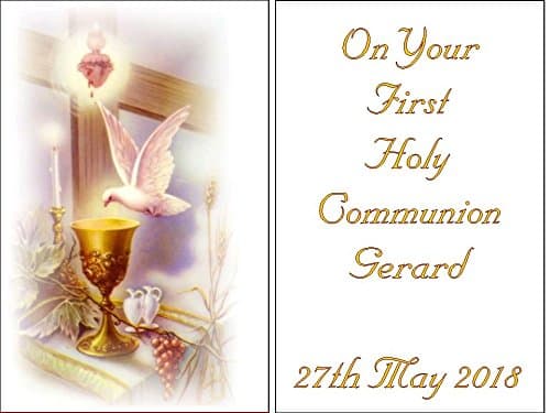 First Holy Communion Cake Topper For Open Book Cake design b