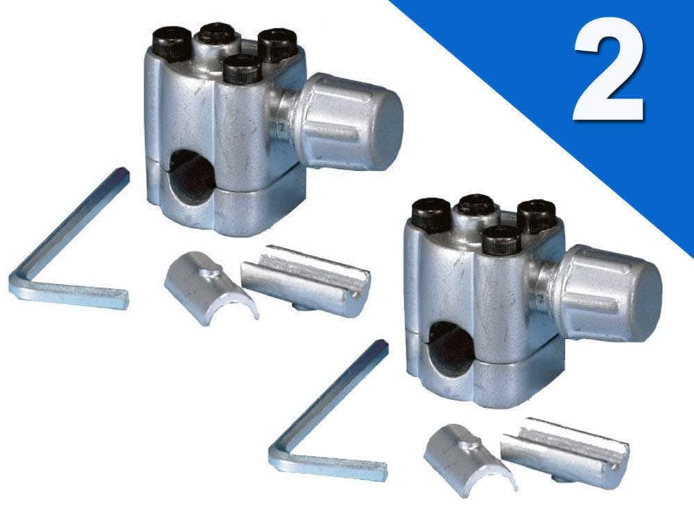 (2 Pack) BPV-31 Bullet 3-in-1 Line Tap Piercing Valve Access for Air Conditioners HVAC 1/4", 5/16" and 3/8" Tubing