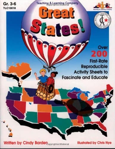 Great States! : Over 200 First-Rate Reproducible Activity Sheets to Fascinate and Educate Paperback – April 1, 1995