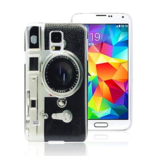 BEST RETRO CAMERA Phone Case – UNIQUE & Popular Hard Case for Your Android LG SAMSUNG Galaxy 5- For Girls, Guys & Teens –Cool, Adorable, Best Photo Gift Ideas-Latest Stylish Design – Perfect Custom Fit Case For Your Awesome Smart Phone – AT&T, Sprint, Verizon - Unlocked - Protect Your Investment!