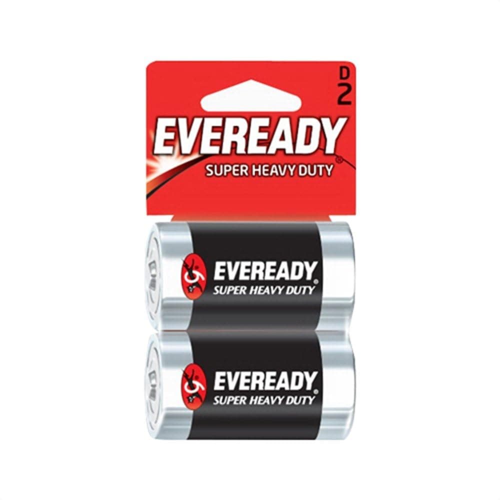 Super Heavy Duty D 1.5V Batteries - PACK 2 1 Pack
