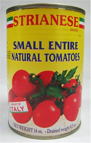 Strianese Small Entire Natural Cherry Tomatoes 14 Oz.