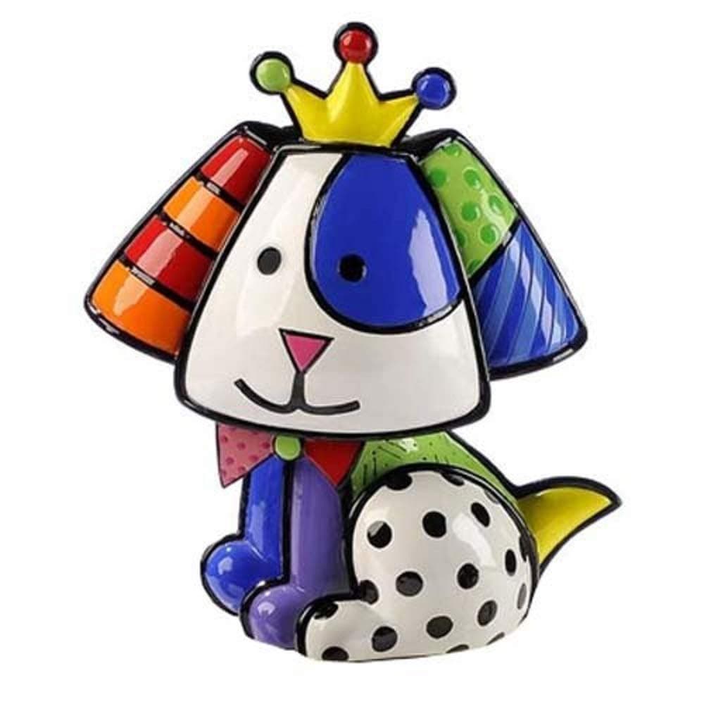 Romero Britto Giftcraft Mini Crown, Ceramic, Multi-Colour, One Size