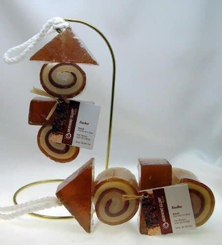 Handmade Rooibos Kebab Shaped Soap on a Rope