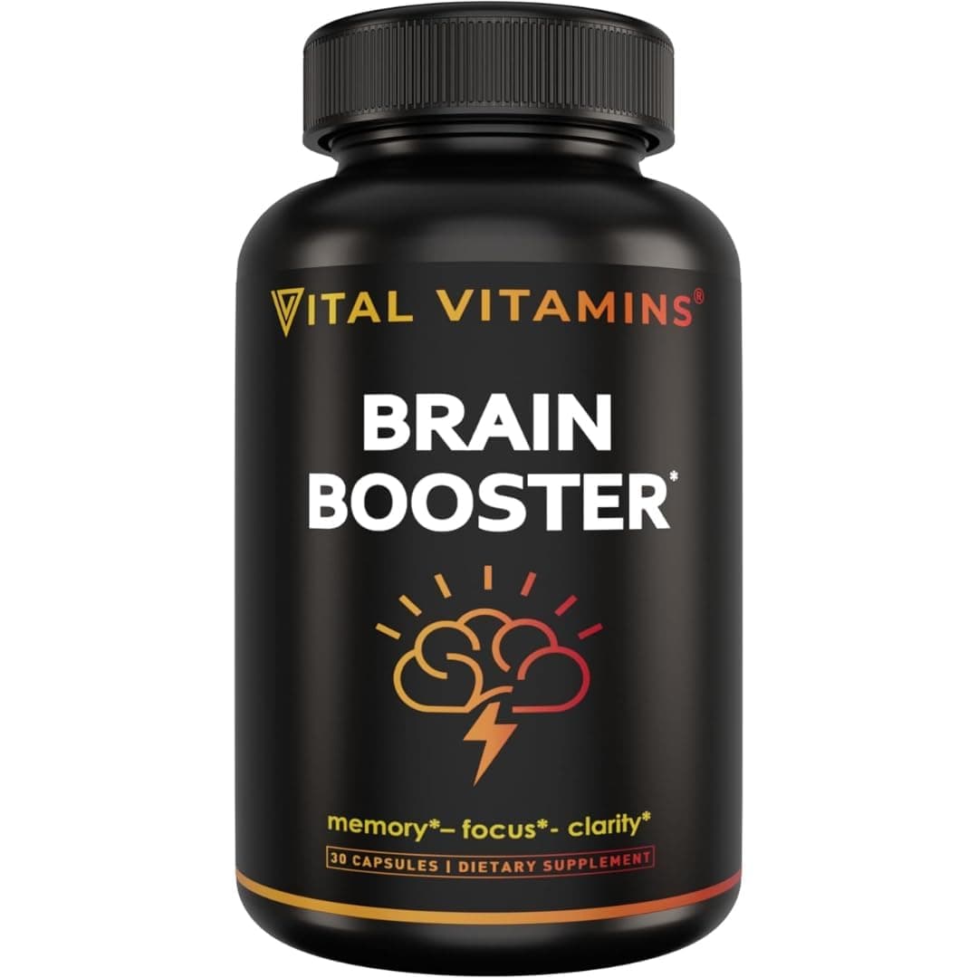 Vital Vitamins Brain Supplement Nootropics Booster