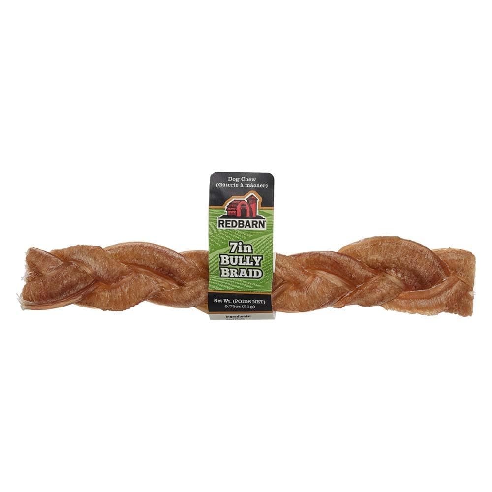 Red Barn 7" Braided Bully Stick