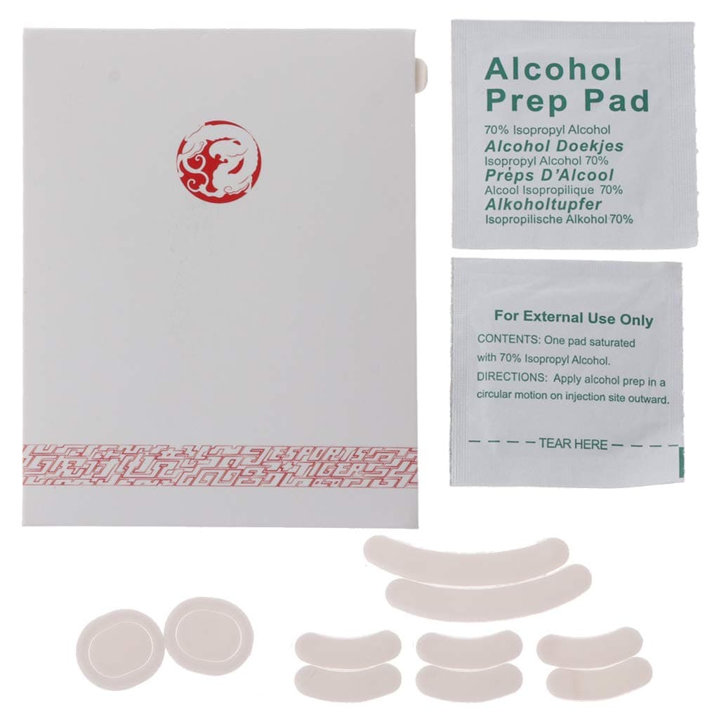 shaoyanger2 Sets/pack Tiger Gaming Mouse Feet Mouse Skate For Logitech G Pro Wireless White Teflon Mouse Glides Curve Edge